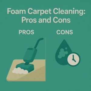 Foam Carpet Cleaning: Pros & Cons