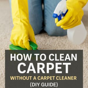 How to Clean Carpet Without a Carpet Cleaner