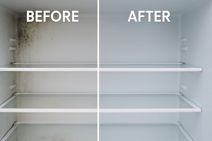 How to clean mini fridge interior with baking soda
