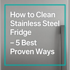 How to Clean Stainless Steel Fridge