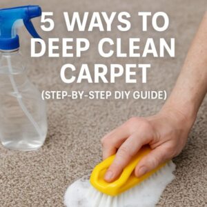 How to Deep Clean Carpet by Hand