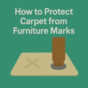 How to Protect Carpet from Furniture Marks