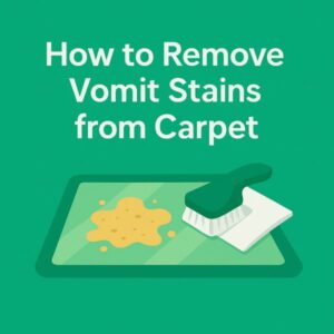 How to Remove Vomit Stains from Carpet