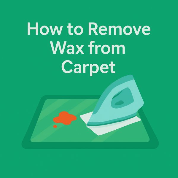 How to Remove Wax from Carpet