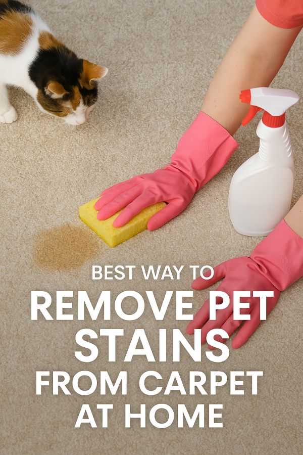 how to remove pet stains from carpet