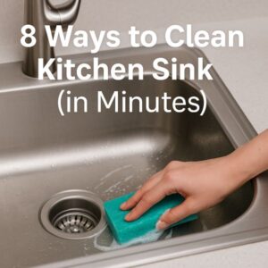 how to Clean Kitchen Sink