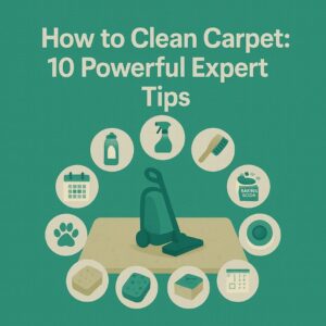 how to clean carpet