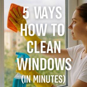 how to clean windows