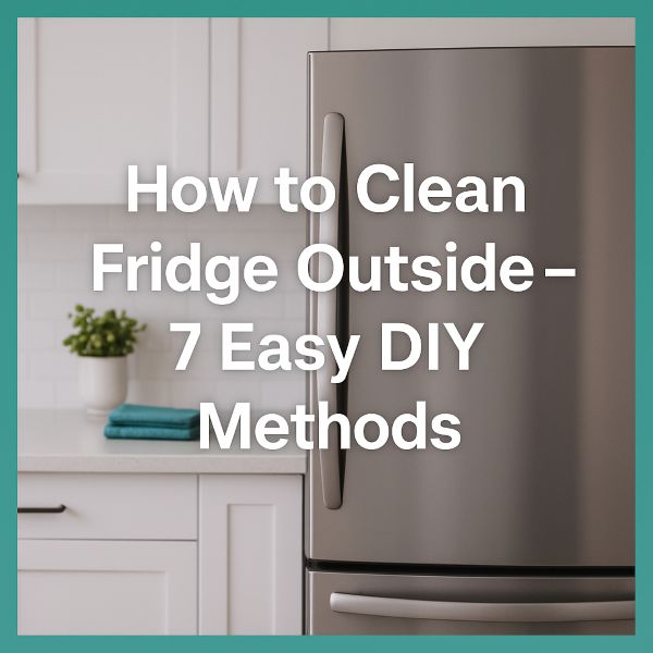 How to Clean Fridge Outside