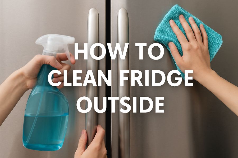 How to Clean Fridge Outside 7 Easy DIY Method